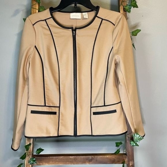 Chico's Jackets & Blazers - CHICOS Lightweight Leather lined Jacket